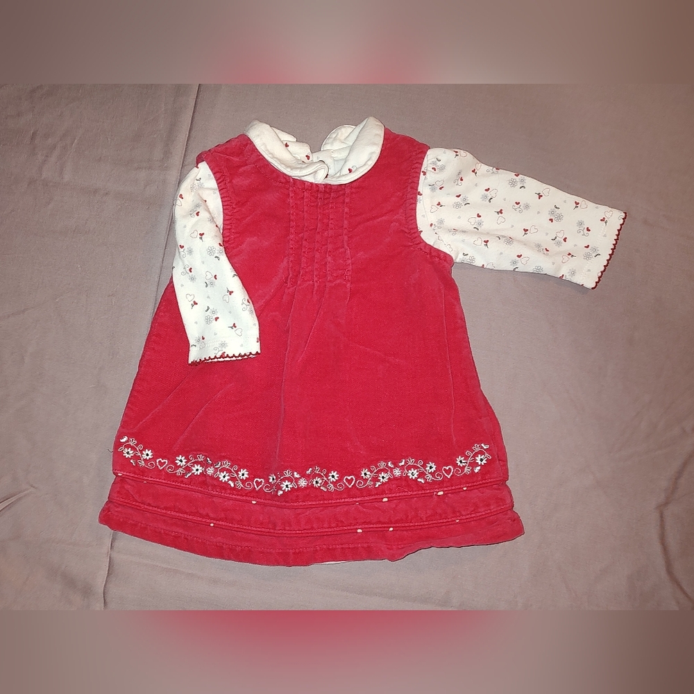 Carter's baby dress with onesies 3month